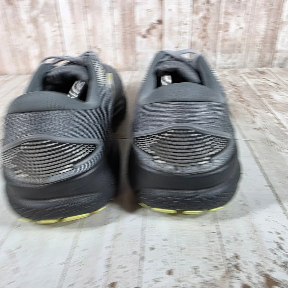Brooks Ghost 16 Mens Running Shoes Grey Lime Extra Wide 4E 1104184E040 Size 13